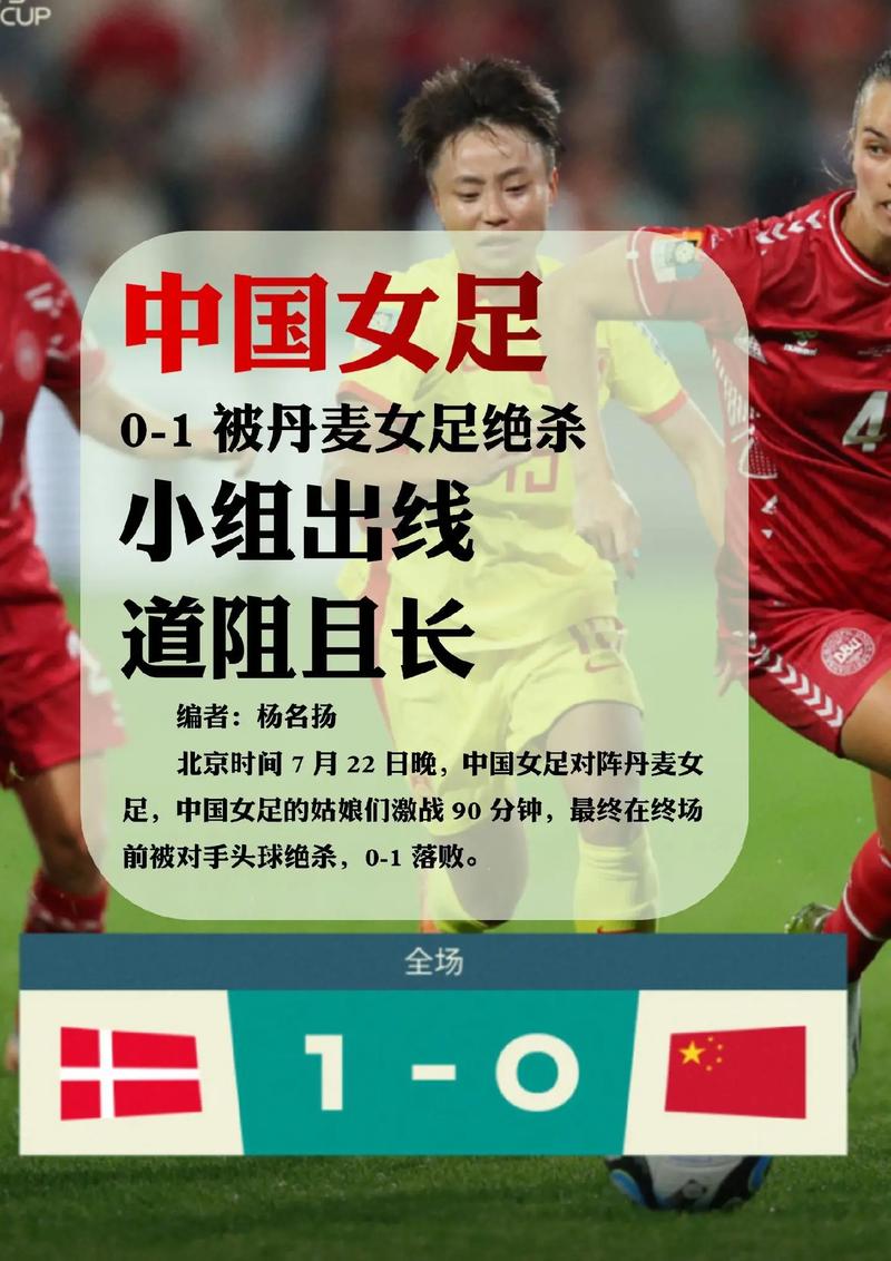中国女足0-1丹麦女足